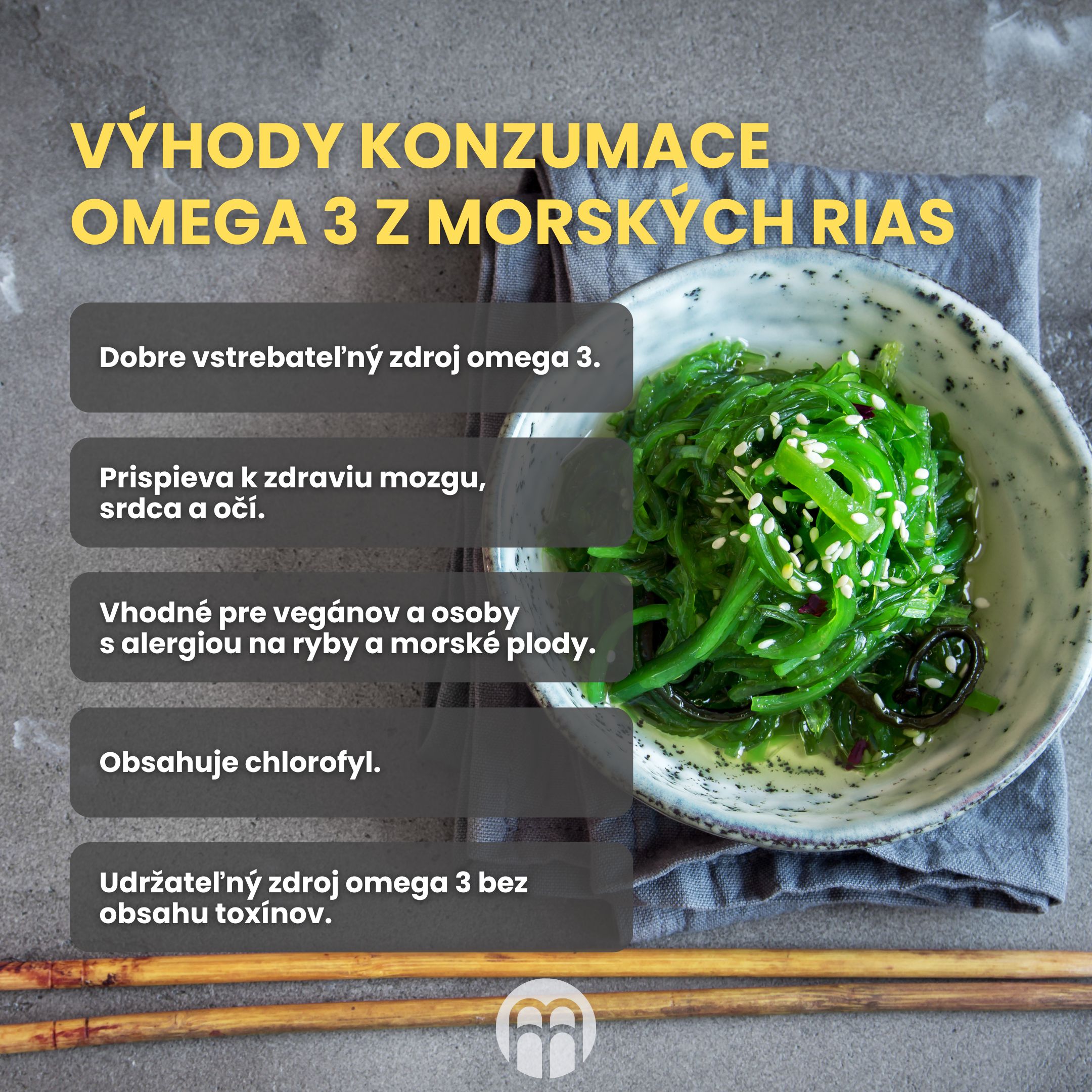 Výhody konzumace omega 3 z mořských řas